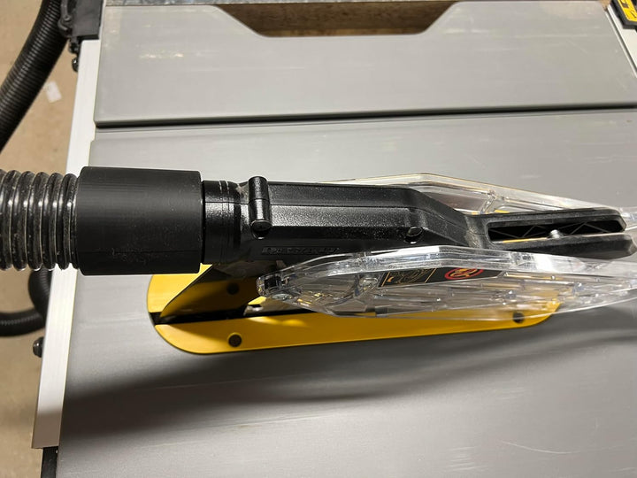 Absaugung für Dewalt 7492 Y-Adapter Absaugadapter Schwarz, Schwarz