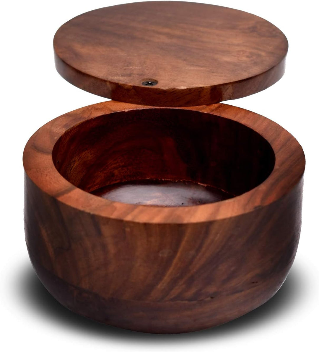 natureCRAFTS Gewürzbox aus Holz, rund, runde Form, Gewürzbox, Gewürzbox, Gewürzbox, Gewürzbox, Gewür