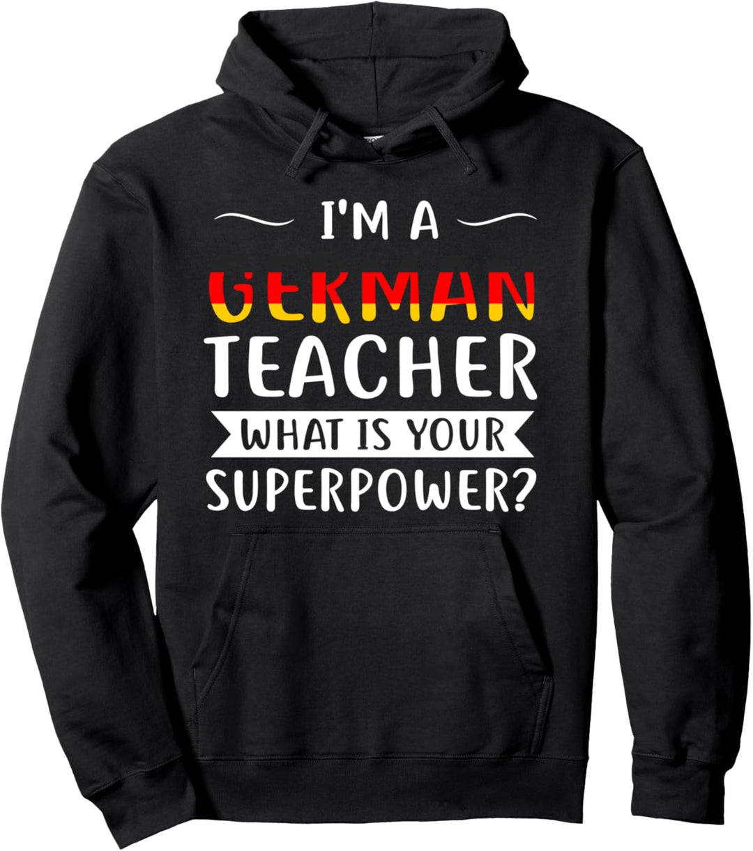 Ich bin ein deutscher Lehrer Deutschlehrer Pullover Hoodie