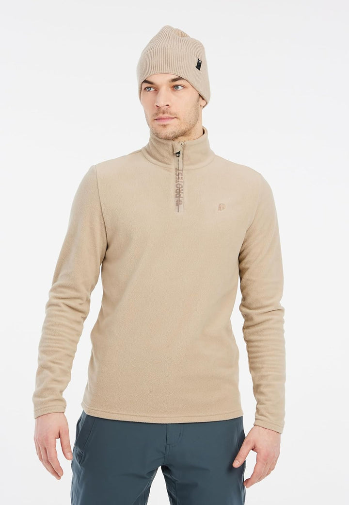 Protest Herren 1/4-reissverschluss PERFECTO XXL Bamboobeige, XXL Bamboobeige