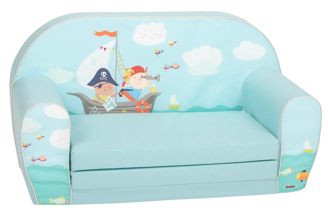 Delsit Kindersofa zum Ausklappen - Kinder Sofa mit Schaumstofffüllung - Sofa Kinder mit Abnehmbarem