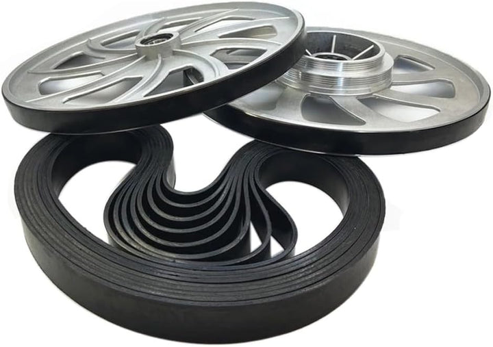 2 x Bandsägen-Gummiband, rutschfester Gummiring, Scrollrad-Gummiring mit Bandsäge, 30,5 cm for 12 In