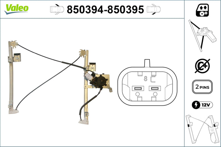 Valeo Fensterheber 850394
