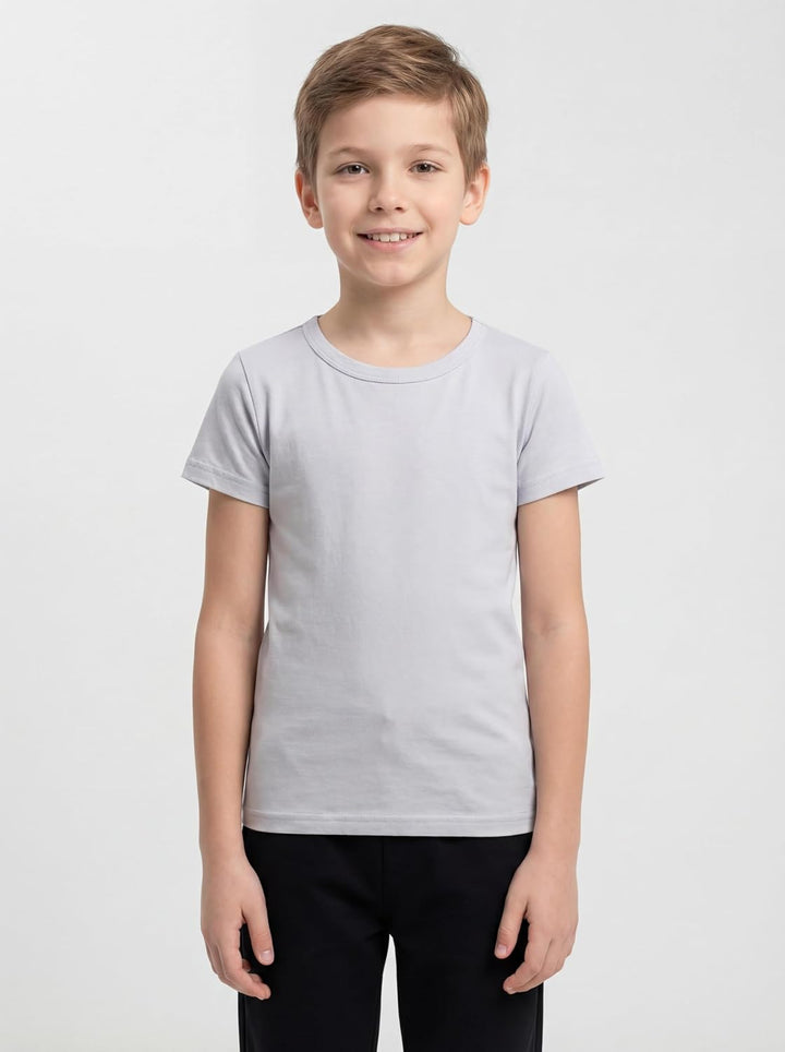 TupTam Unterhemden Jungen – 5er Pack Kurzarm Kinder Unterhemden, Baumwolle, Bequem &amp; Atmungsaktiv 12