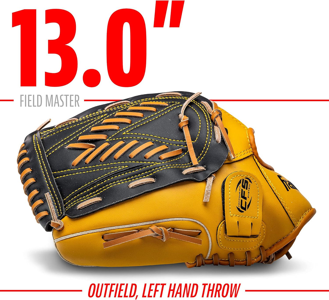 Franklin Sports Field Master Series Baseballhandschuh, 33 cm Linke Hand Wurf