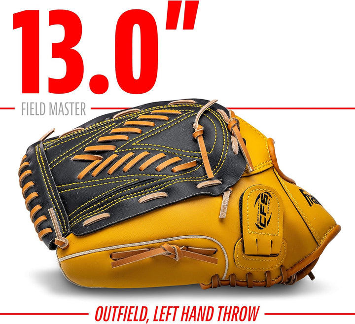 Franklin Sports Field Master Series Baseballhandschuh, 33 cm Linke Hand Wurf