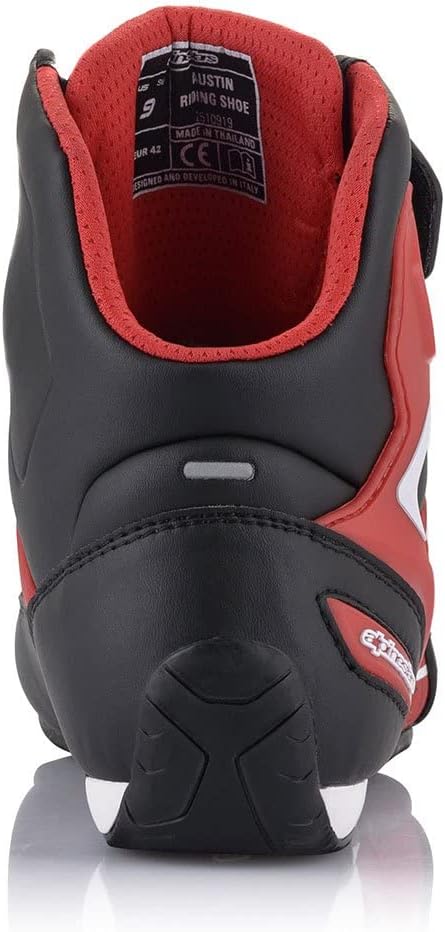 Alpinestars Nc Herren Motorradstiefel 47 EU Schwarz Weiss Rot, 47 EU Schwarz Weiss Rot