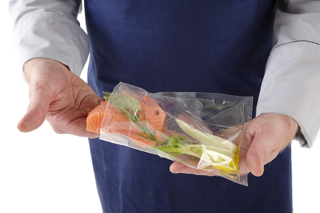 HENDI Vakuumbeutel, für Vakuum-Verpackungsmaschine, Vakuumiergerät, Lebensmitteltaugliche Polyethyle
