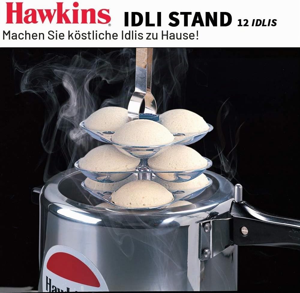 Hawkins Idli Ständer für Schnellkochtopf, 5 Liter, klein, metallisch G10 für 5 Liter, G10 für 5 Lite