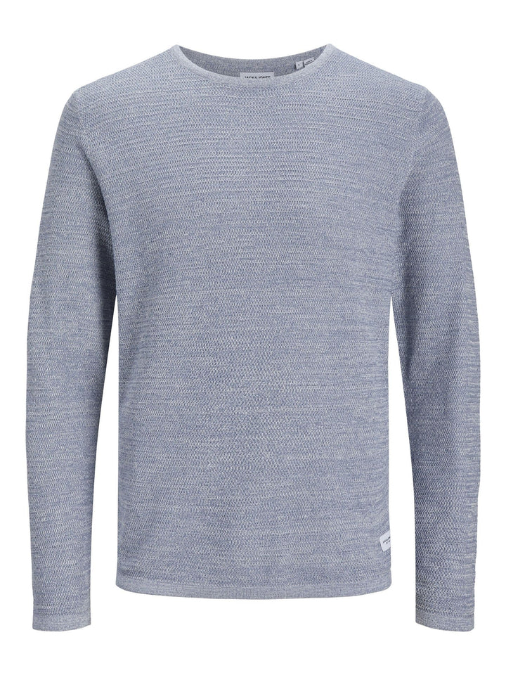 JACK & JONES Herren Jjegreg Knit Crew Neck Sn Strickpullover XXL Pacific Coast/Detail:with Cloud Dan