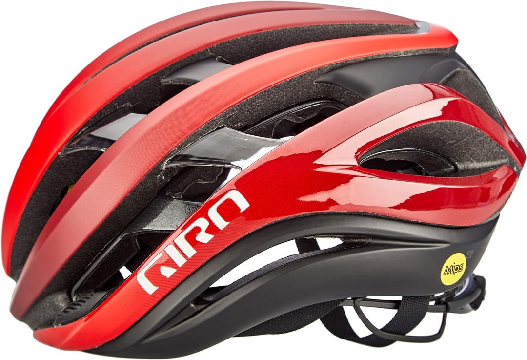 Giro Aether MIPS Strassenhelm Small/51-55 cm mat bright red/dark red/black, Small/51-55 cm mat brigh