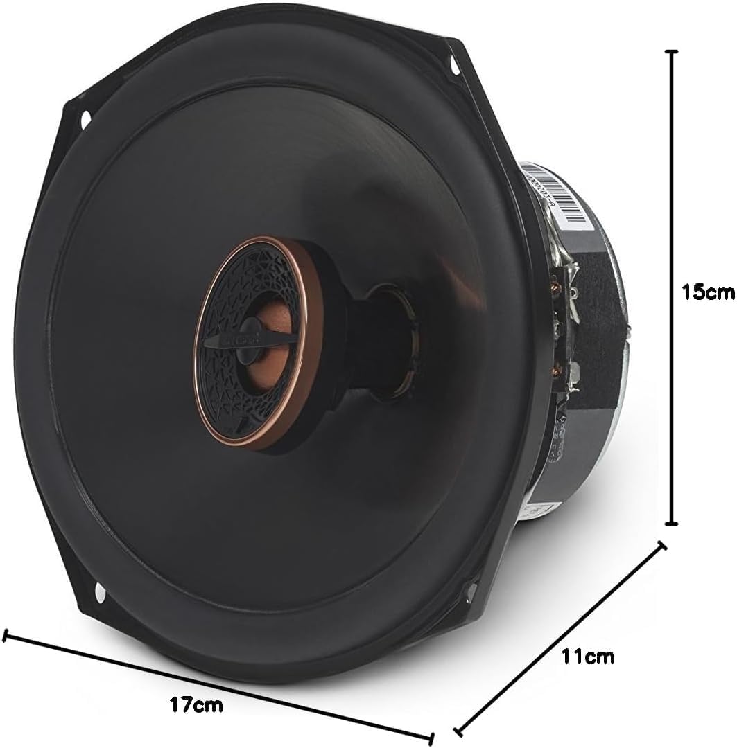 Infinity Reference 9632ix 3-Wege Koaxiallautsprecher 6x9 Zoll 100 W RMS, 300 W Peak, 3 Ω True 4 Ohm,
