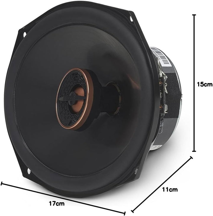 Infinity Reference 9632ix 3-Wege Koaxiallautsprecher 6x9 Zoll 100 W RMS, 300 W Peak, 3 Ω True 4 Ohm,