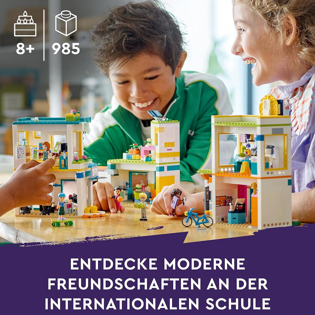 LEGO 41731 Friends Internationale Schule, Modular Building Spielzeug zum Bauen für Mädchen und Junge