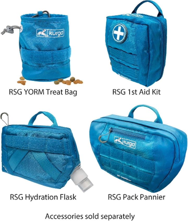 Kurgo RSG Townie Hundegeschirr, Einfaches Anlegen und Abnehmen, Einstellbare Brust- und Bauchgurte,