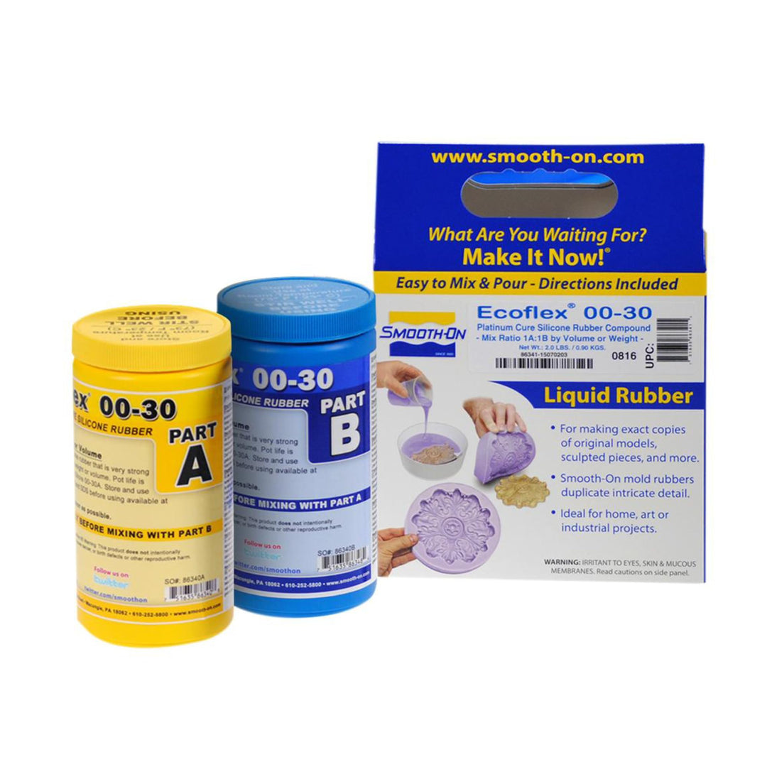 Smooth-On ECOFLEX 30 - Supersoft Platinum Silicone Kit - 2 pounds of Silicone by On, Inc. 2 pint kit