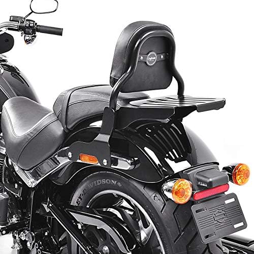 Sissy Bar CSS Fix für Harley Davidson Sport Glide 18-23 mit Gepäckträger schwarz