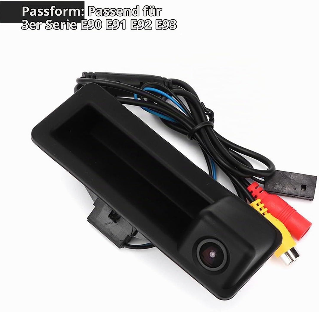 Rückfahrkamera DC12V IP66 Mini Auto-Kofferraum Griff Rückansicht 170 Grad Rückfahrkamera Fit for 3er