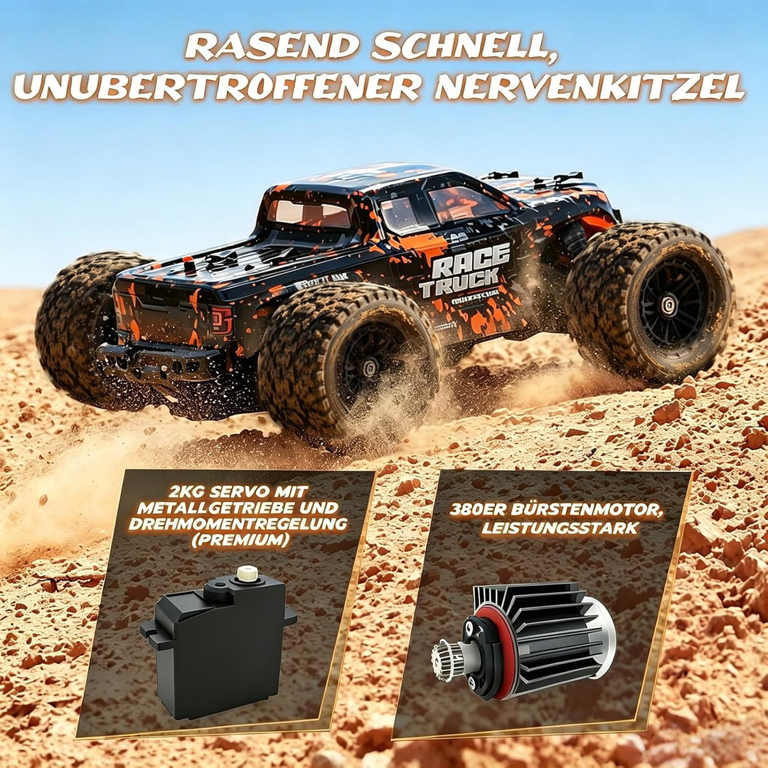 HAIBOXING Ferngesteuertes Auto 4WD RC Auto 36 km/h Hochgeschwindigkeits 1/18 Monstertruck 2.4GHz All