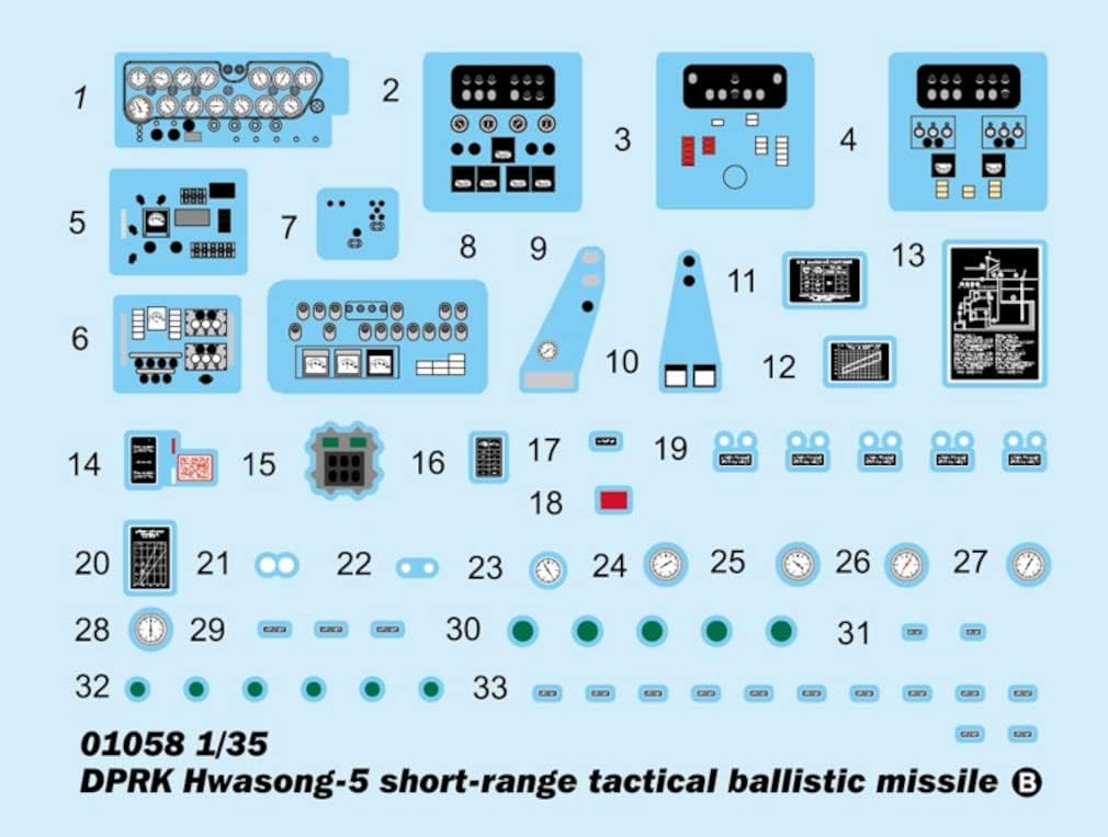 Trumpeter 751058 DPRK Hwasong-5 Short-Range Tactical ballixtic Missile 1/35 Taktische Kurzstreckenra