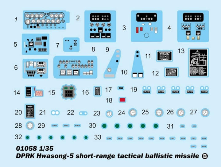 Trumpeter 751058 DPRK Hwasong-5 Short-Range Tactical ballixtic Missile 1/35 Taktische Kurzstreckenra