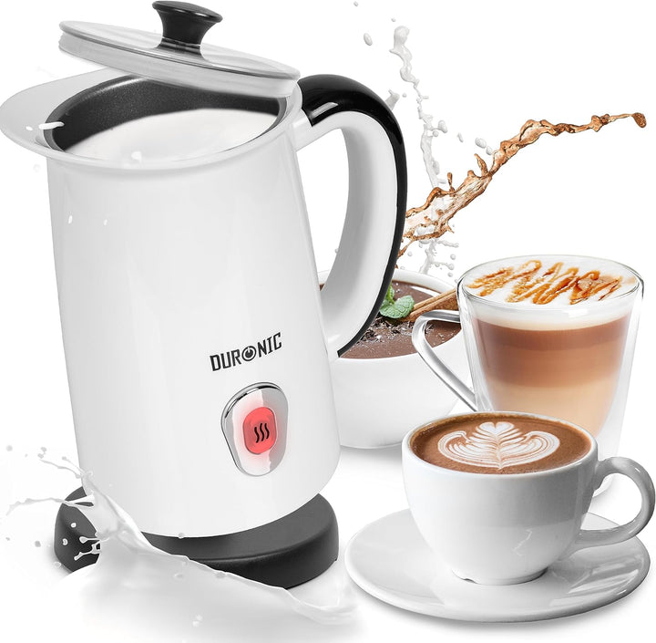 Duronic MF130 Automatischer Milchaufschäumer | 240 ml Behälter mit Induktion | Elektrischer Milchsch