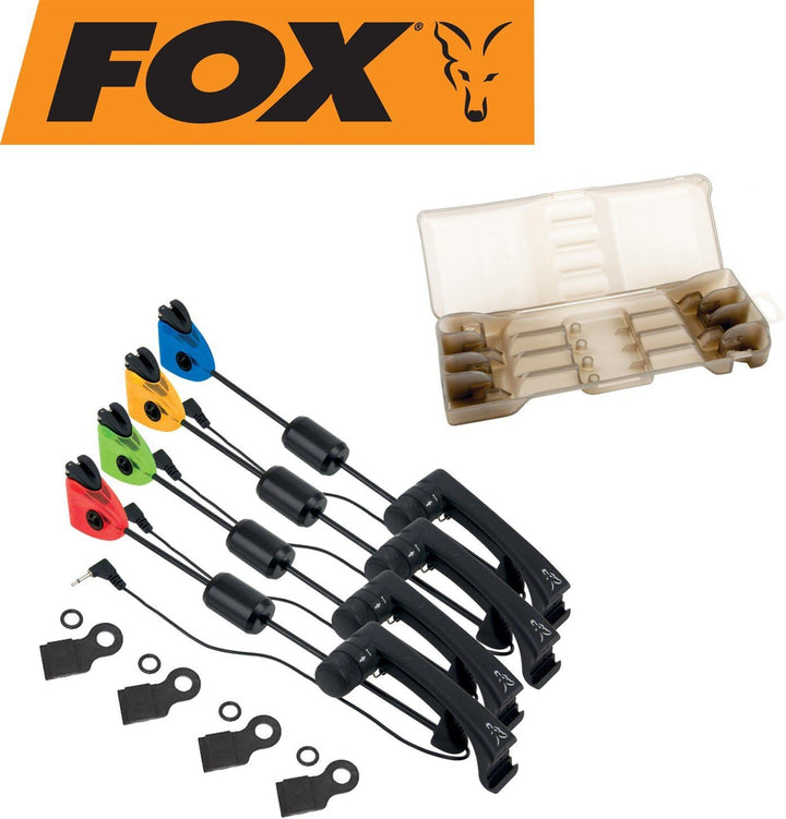 Fox MK2 Illuminated Swingers Bissanzeiger Set Rot Orange Grün Blau, Rot Orange Grün Blau