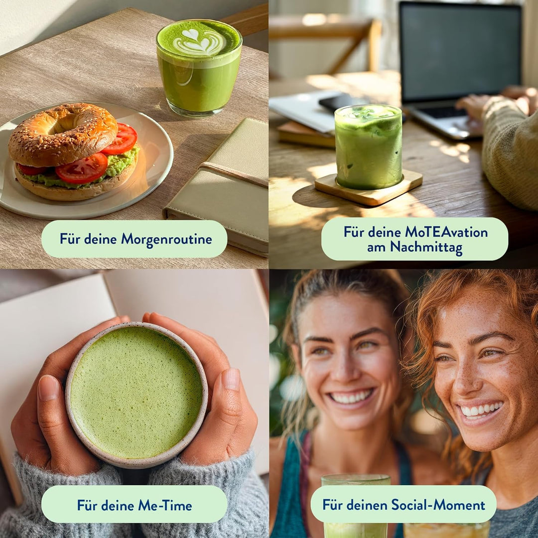 Messmer Matcha Tee Starter Set, 30g Dose Bio Matcha in Ceremonial-Qualität aus Japan, mit Matcha-Sch