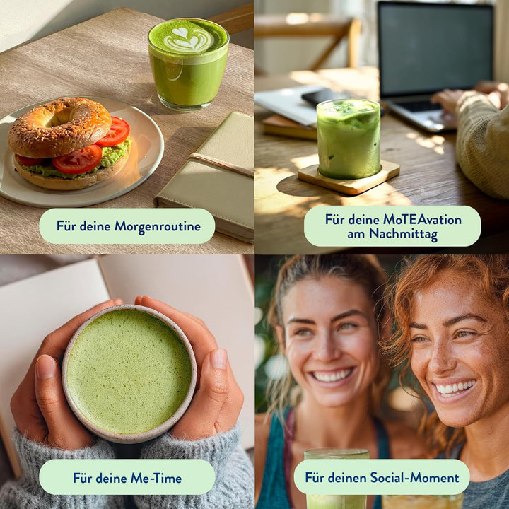 Messmer Matcha Tee Starter Set, 30g Dose Bio Matcha in Ceremonial-Qualität aus Japan, mit Matcha-Sch