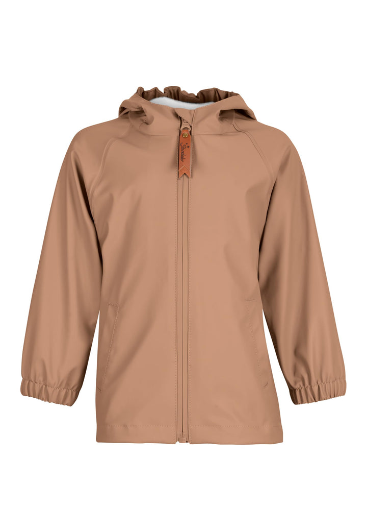 Sterntaler Unisex Baby Regenjacke Ungefüttert Uni 92 lehmbraun, 92 lehmbraun