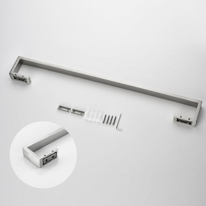 Flybath Handtuchstange SUS 304 Edelstahl Gebürstetes Silber Handtuchhalter Badetuchhalter Wandmontag