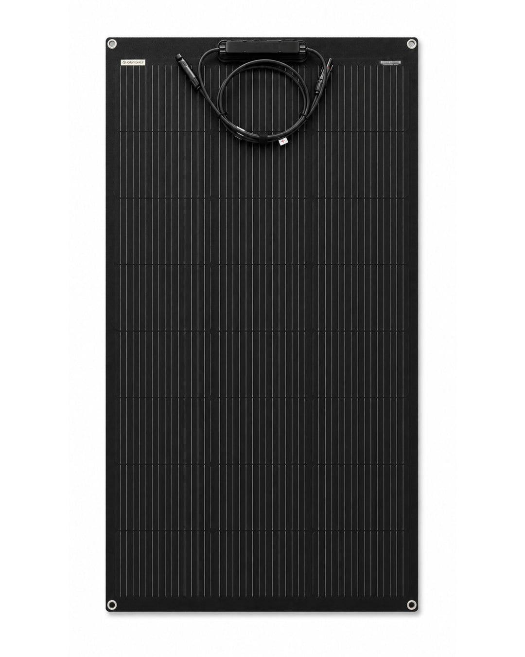 SOLARTRONICS Solarpanel 100W Monokristallin 18-Busbar-Technologie 940 × 590 × 3 mm 2,7 kg 5,38 A
