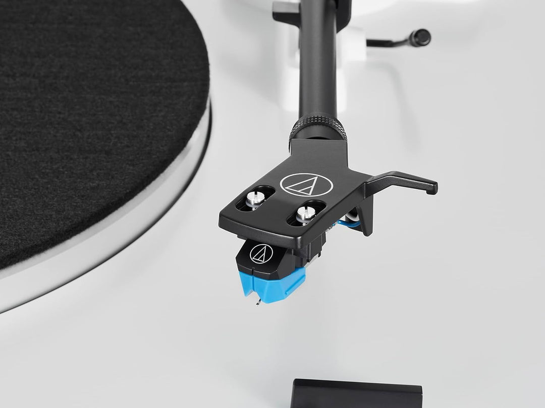 Audio-Technica LP3XBTWH Kabelloser Automatischer Plattenspieler Weiss White Bluetooth Single, White