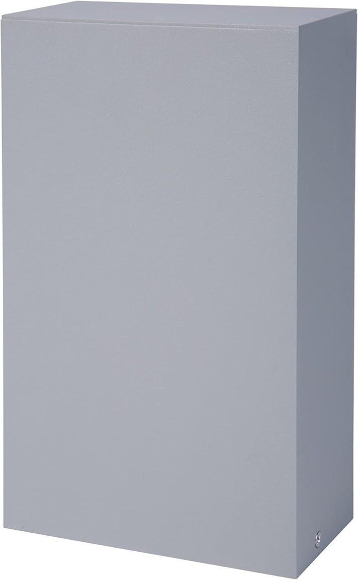 Bold 19578 Abano Aussen-Steckdose-Garten (Steckdosen-Säule) mit 4-Fach Stecker in Hellgrau (IP44 Out