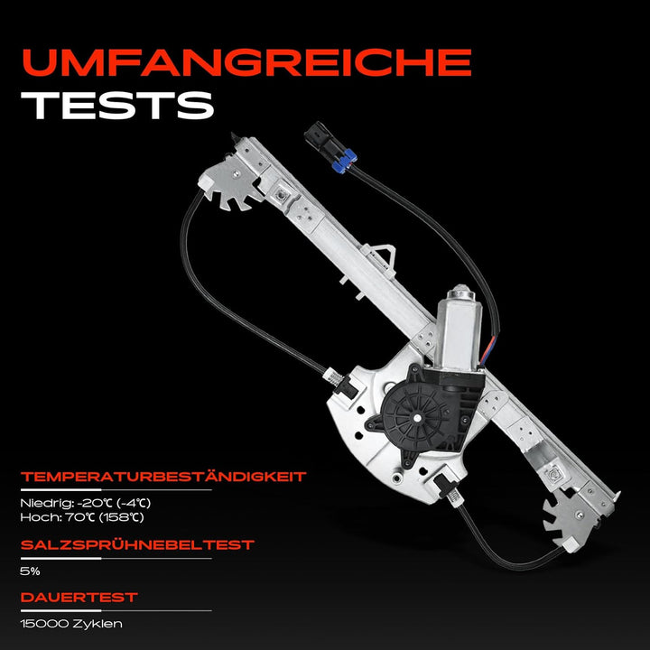 Frankberg 1x Fensterheber Mit Motor Vorne Links Kompatibel mit Punto 188 Schrägheck 1999-2012 Punto
