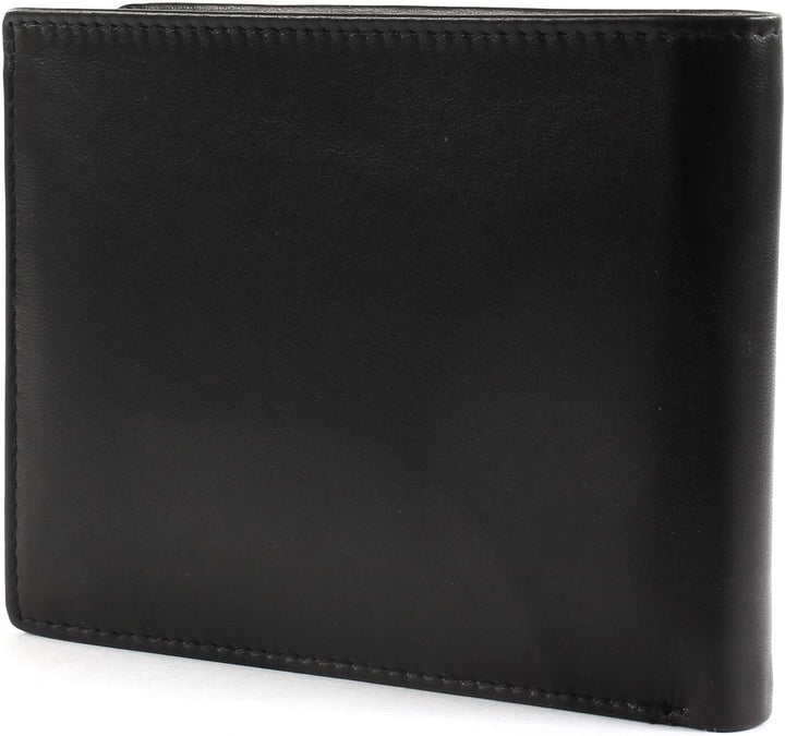 Esquire Harry Geldbörse Leder 12 cm Schwarz, Schwarz