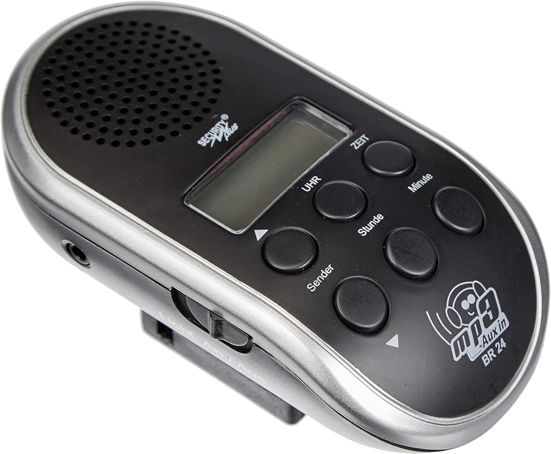 Security Plus Point Fahrradradio, schwarz, BR 24