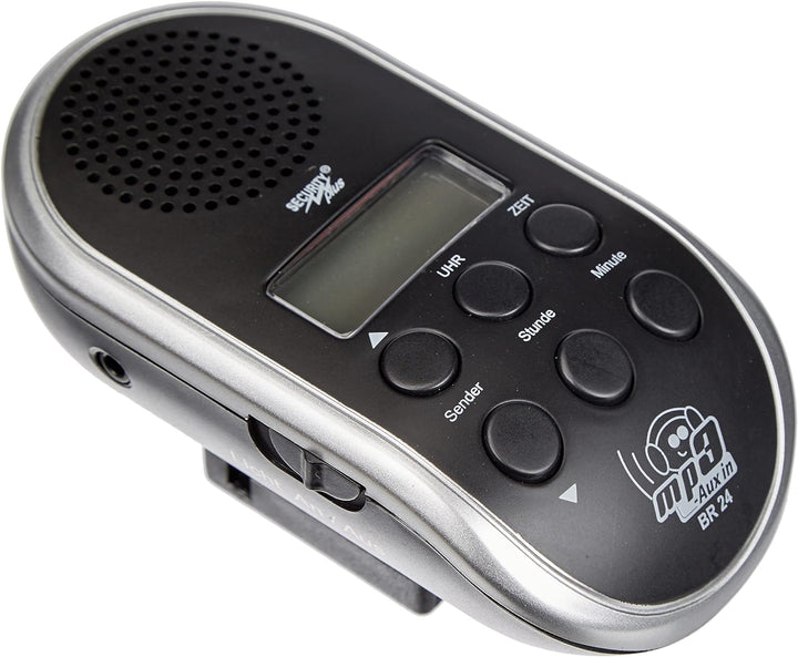 Security Plus Point Fahrradradio, schwarz, BR 24