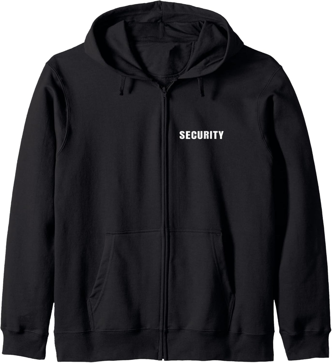 Security Guard Front And Back Print Dual Both Sides On Duty Kapuzenjacke