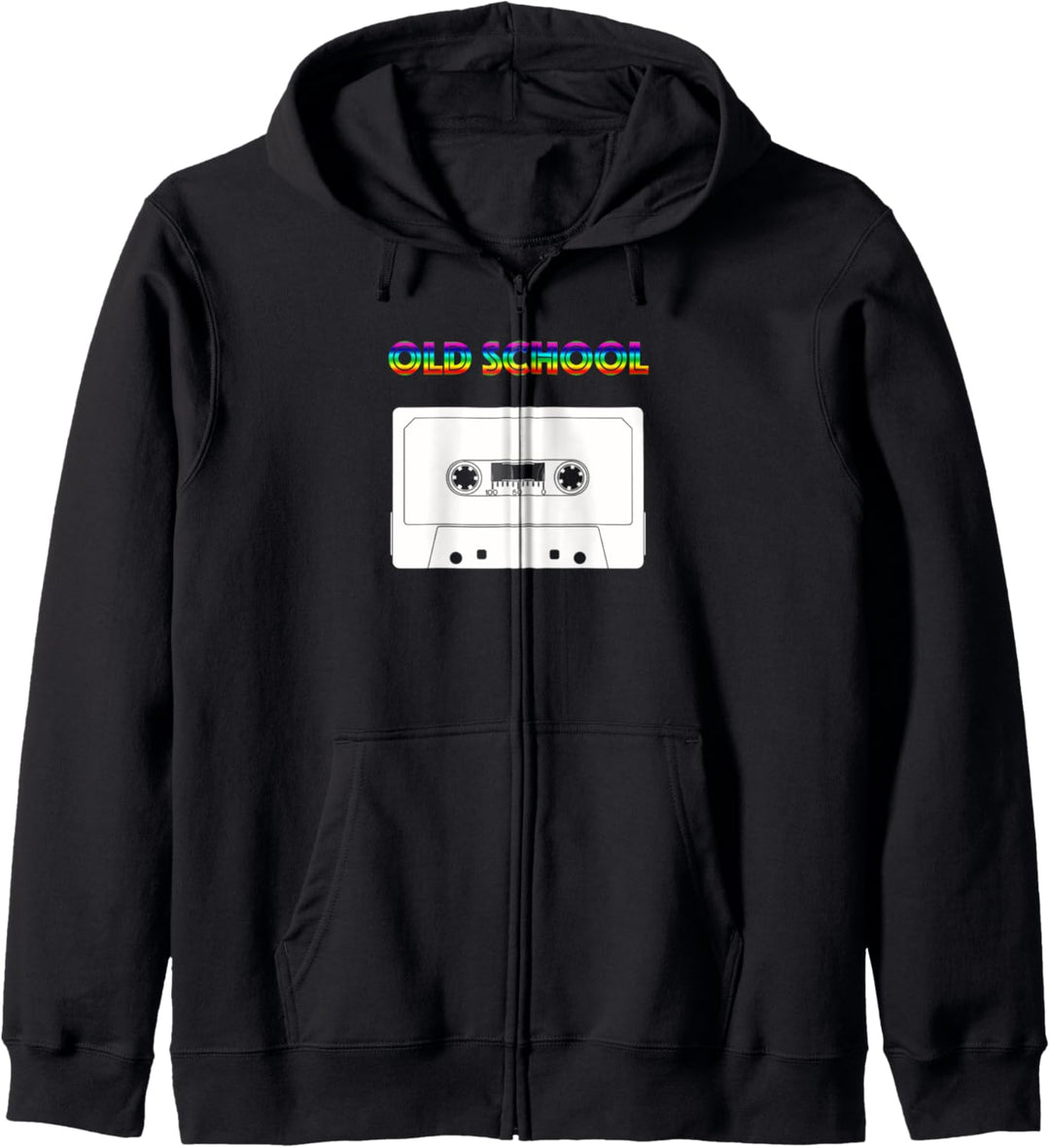Vintage Retro Music Cassette Tapes Mixtape 80s 90s Party Kapuzenjacke