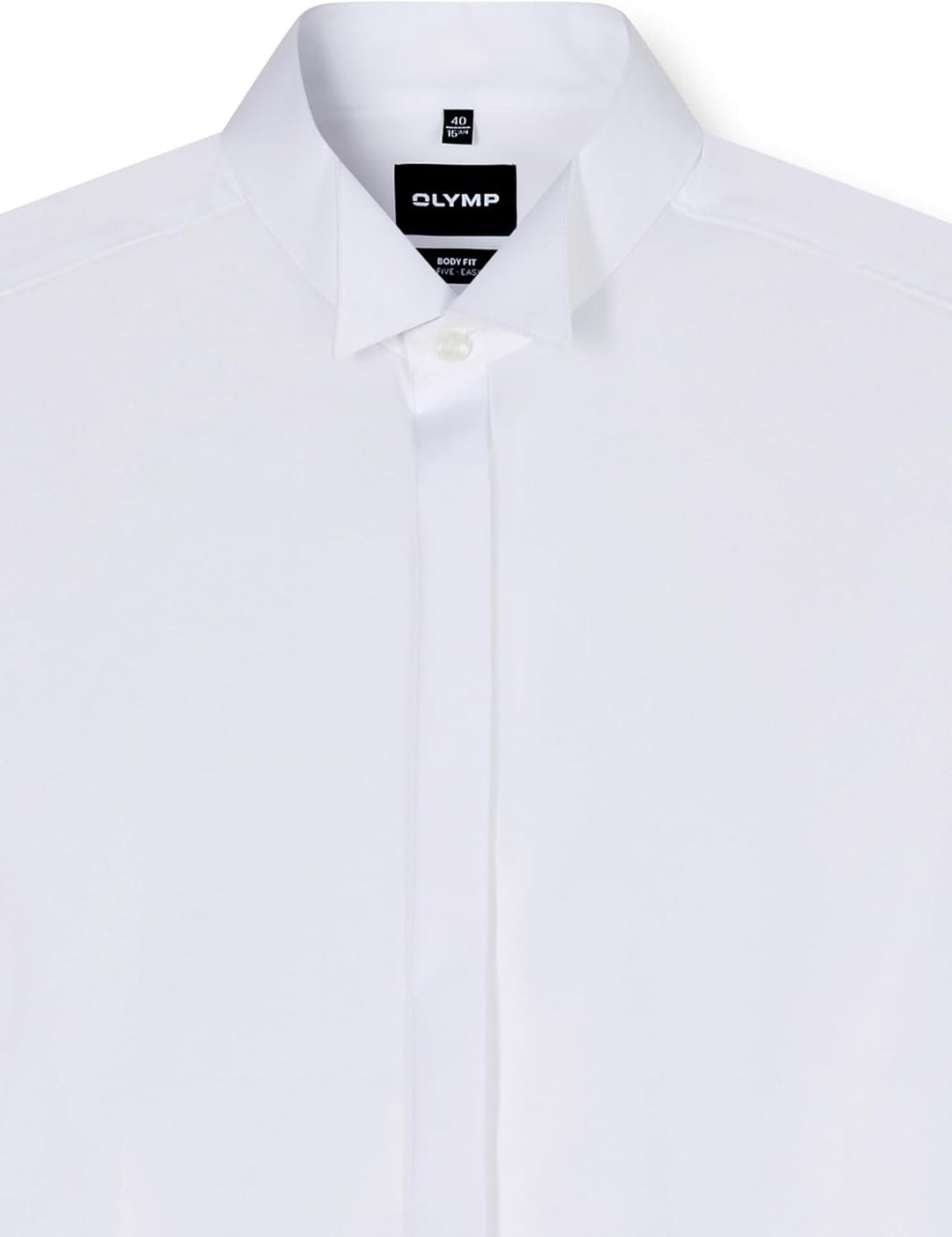 OLYMP Level Five Body fit Gala Hemd Langarm Stretch weiss, 36