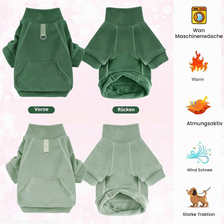 Mosukoirl Hundepullover Hund Hoodie Haustier Warme Mäntel Baumwolle Sweatshirts Hund Kleidung mit Ta