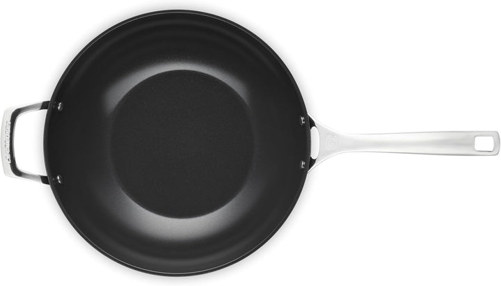 LE CREUSET Wok Pan Essential Antihaft-Keramik – ø 30 cm / 4,7 Liter – Keramik-Antihaftbeschichtung