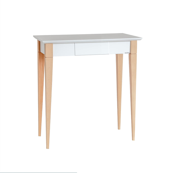 Ragaba MIMO Kleiner Schreibtisch Beistelltisch mit Schublade – Einfache Montage – 65 cm Breit – FSC