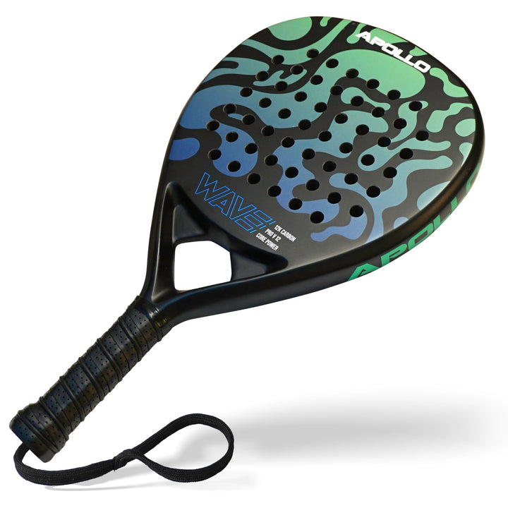 Apollo Padel Schläger - Padelschläger für Anfänger und Fortgeschrittene, Carbon-Schläger für Damen u
