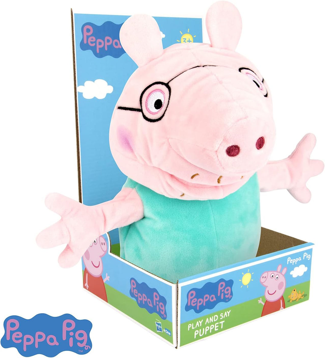 Wowwee 70014 Peppa Puppets-Daddy Pig, Multi