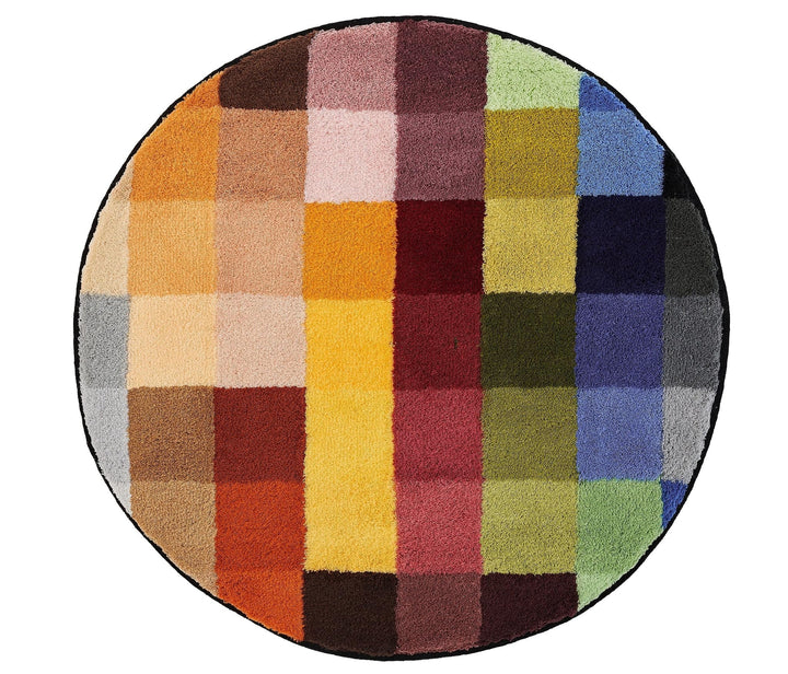 Kleine Wolke Cubetto Badteppich, Polyacryl, Mehrfarbig, 90 x 90 cm Mehrfarbig 90 x 90 cm, Mehrfarbig