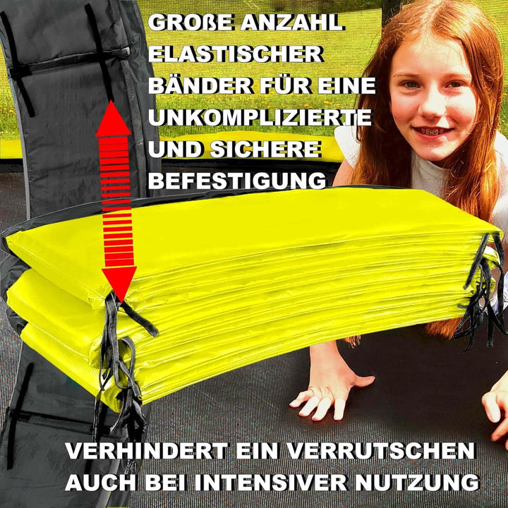 Baunsal® Trampolin Randabdeckung Ø 183 244 250 275 300 305 335 366 370 396 400 427 430 457 460 487 4