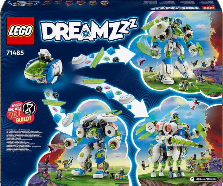 LEGO DREAMZzz 3in1 Mateo and Z-Blob The Knight Battle Mech Set, Space Shuttle Toy Rebuilds into 3 Di