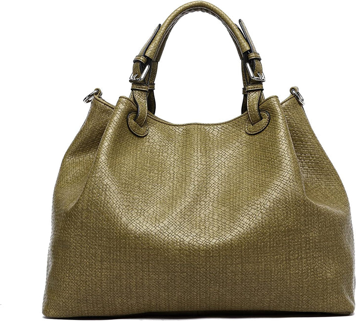 collezione alessandro Shopper Flecht in softem Material, gross 41cm x 31cm x 19cm Einheitsgrösse Kha